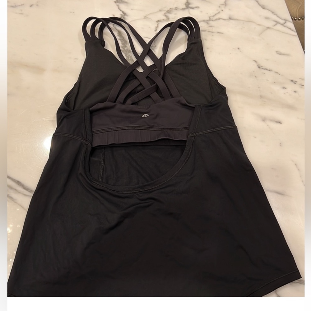 Lululemon Black workout tank - Picture 2 of 2
